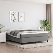 Boxspring sengeramme 180x200 cm stof mørkegrå