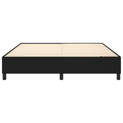 Boxspring sengeramme 180x200 cm stof sort