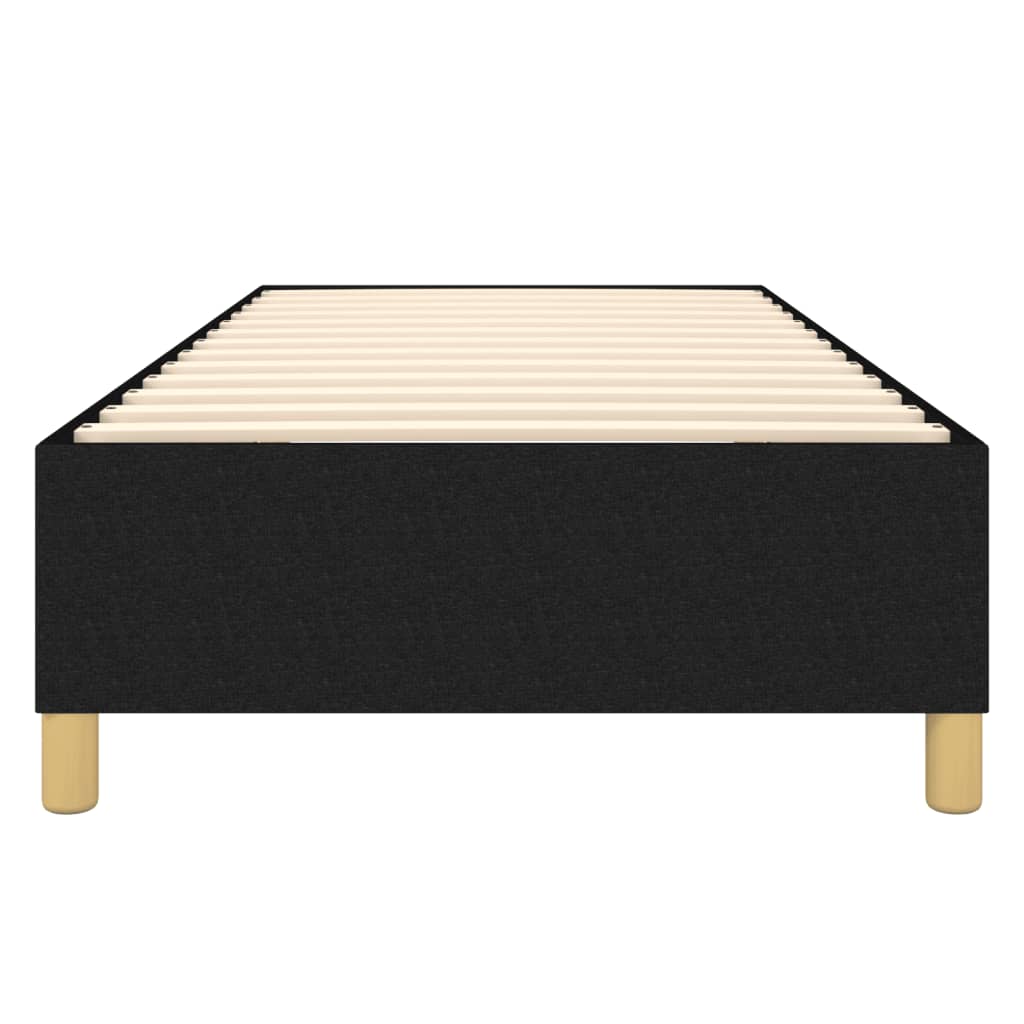 Boxspring sengeramme 80x200 cm stof sort