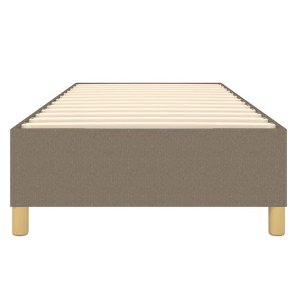 Boxspring sengeramme 80x200 cm stof gråbrun