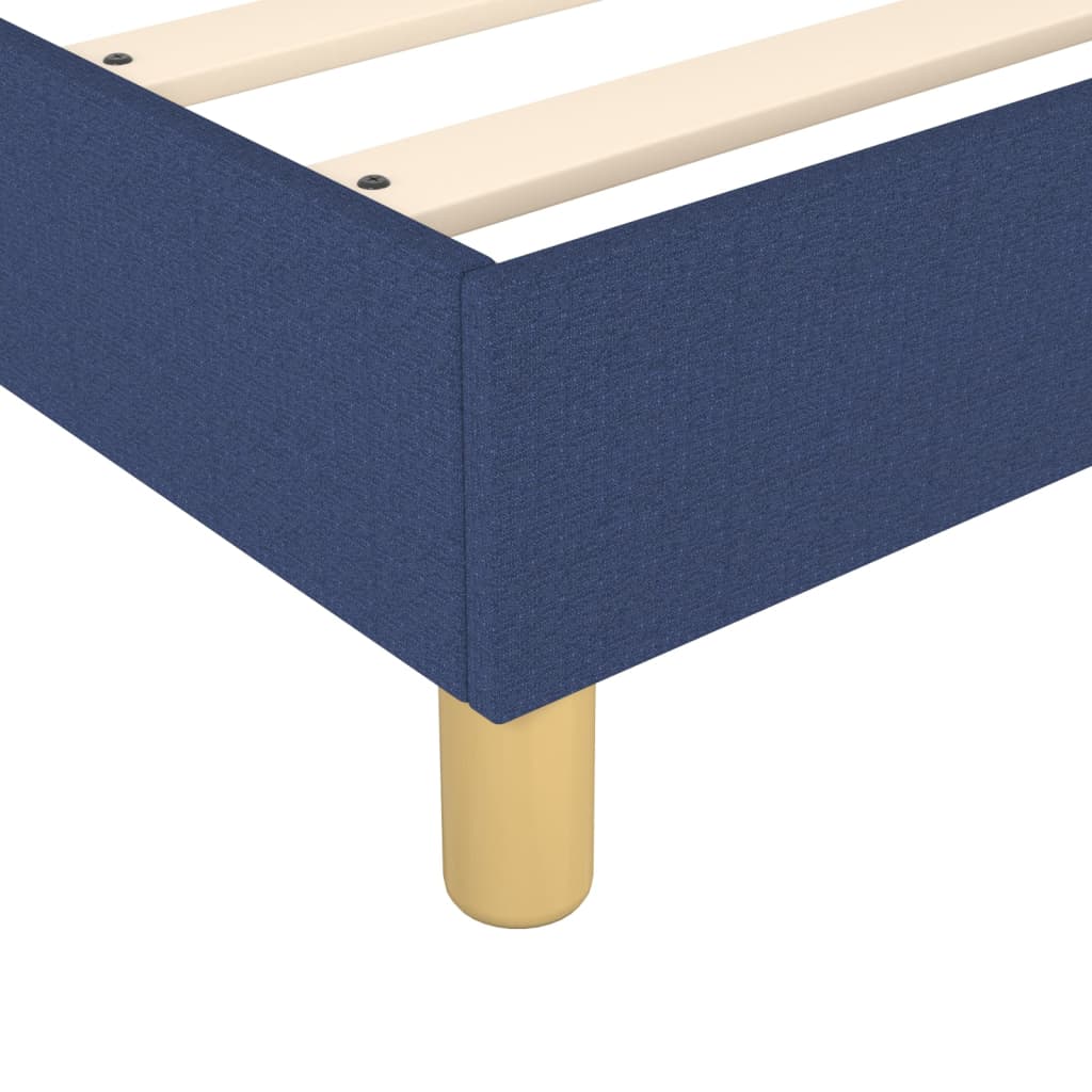 Boxspring sengeramme 80x200 cm stof blå