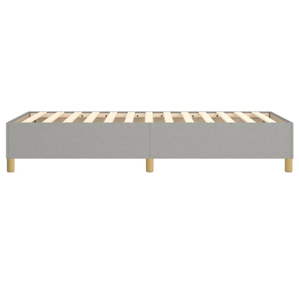Boxspring sengeramme Lysegrå 90x200 cm Stof