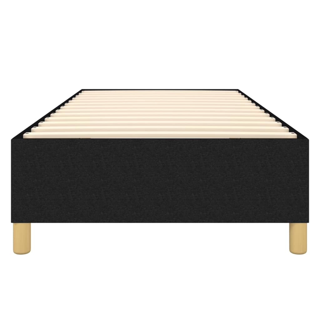 Boxspring sengeramme 90x200 cm stof sort