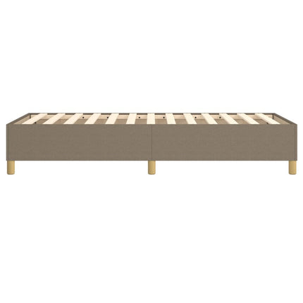 Boxspring sengeramme 90x200 cm stof gråbrun