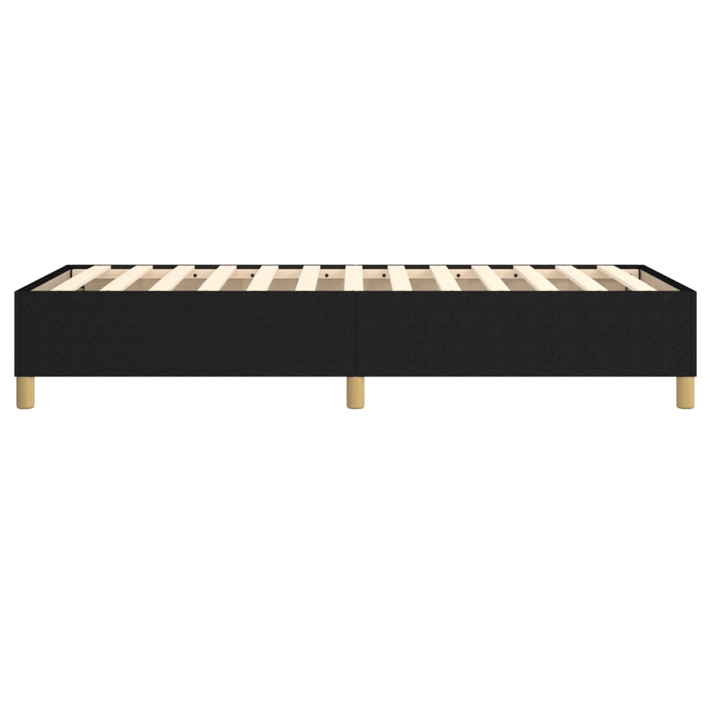 Boxspring sengeramme Sort 100x200 cm Stof