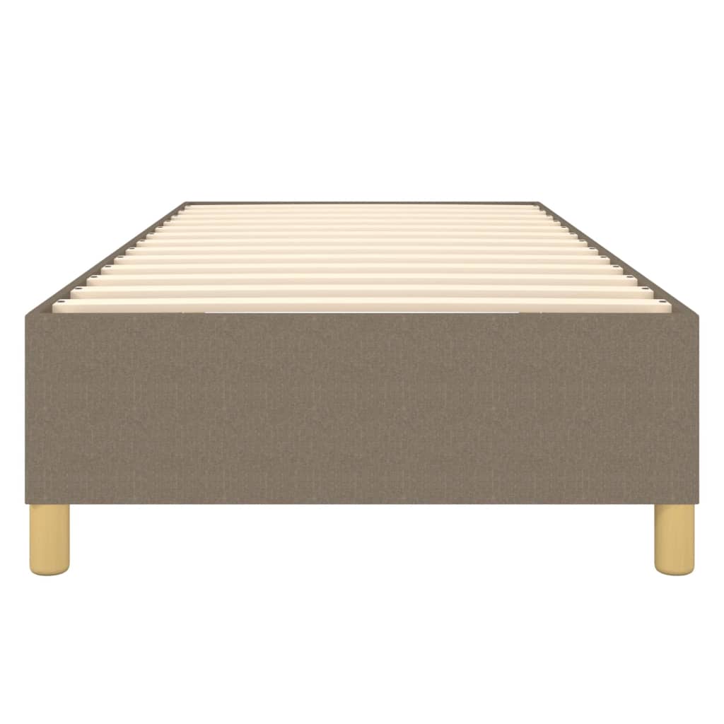Boxspring sengeramme Taupe 100x200 cm Stof