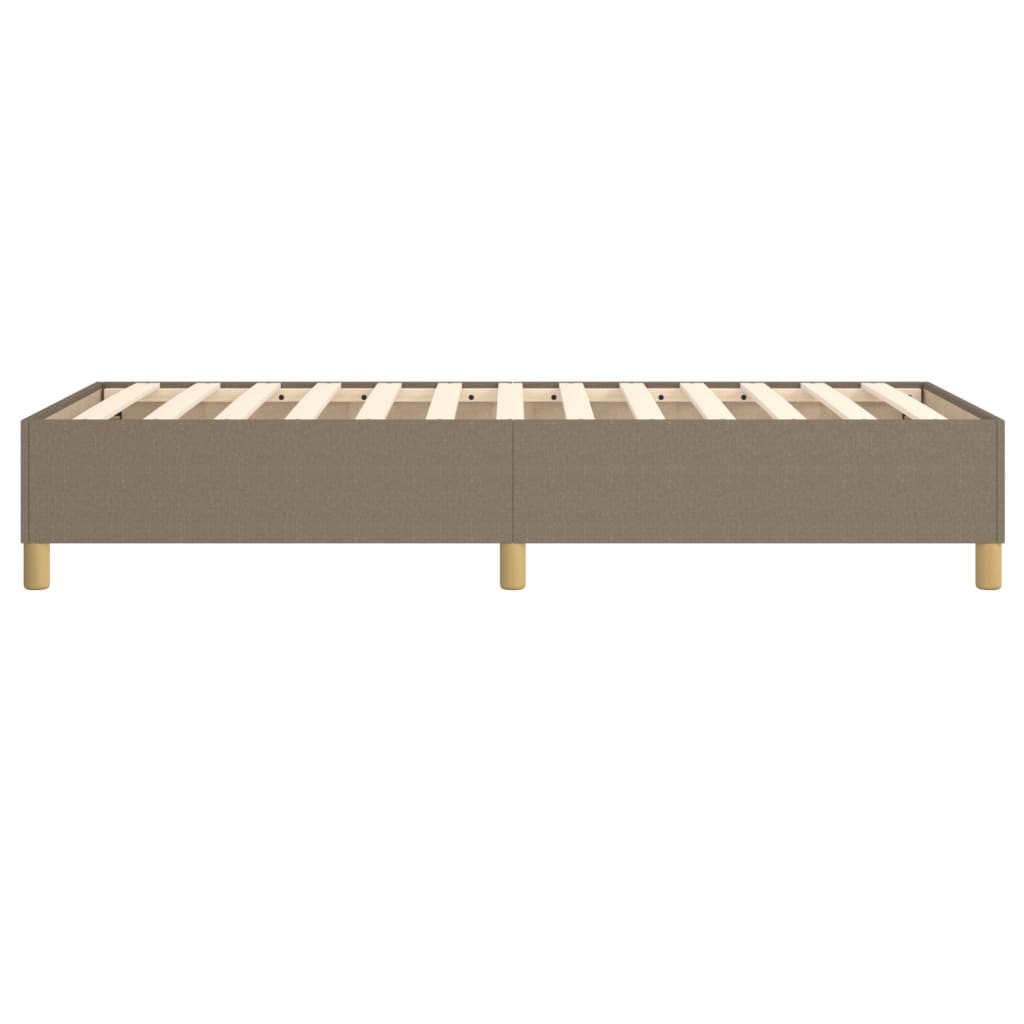 Boxspring sengeramme Taupe 100x200 cm Stof