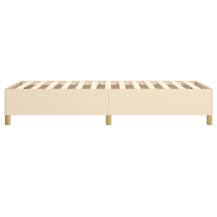 Boxspring sengeramme Creme 100x200 cm Stof