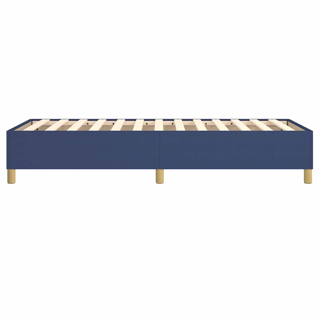 Boxspring sengeramme 100x200 cm stof blå