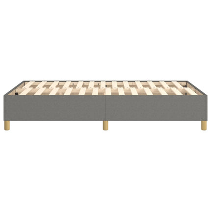 Boxspring sengeramme Mørkegrå 120x200 cm Stof