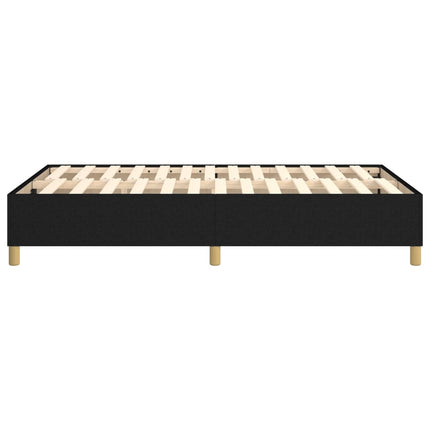 Boxspring sengeramme Sort 120x200 cm Stof