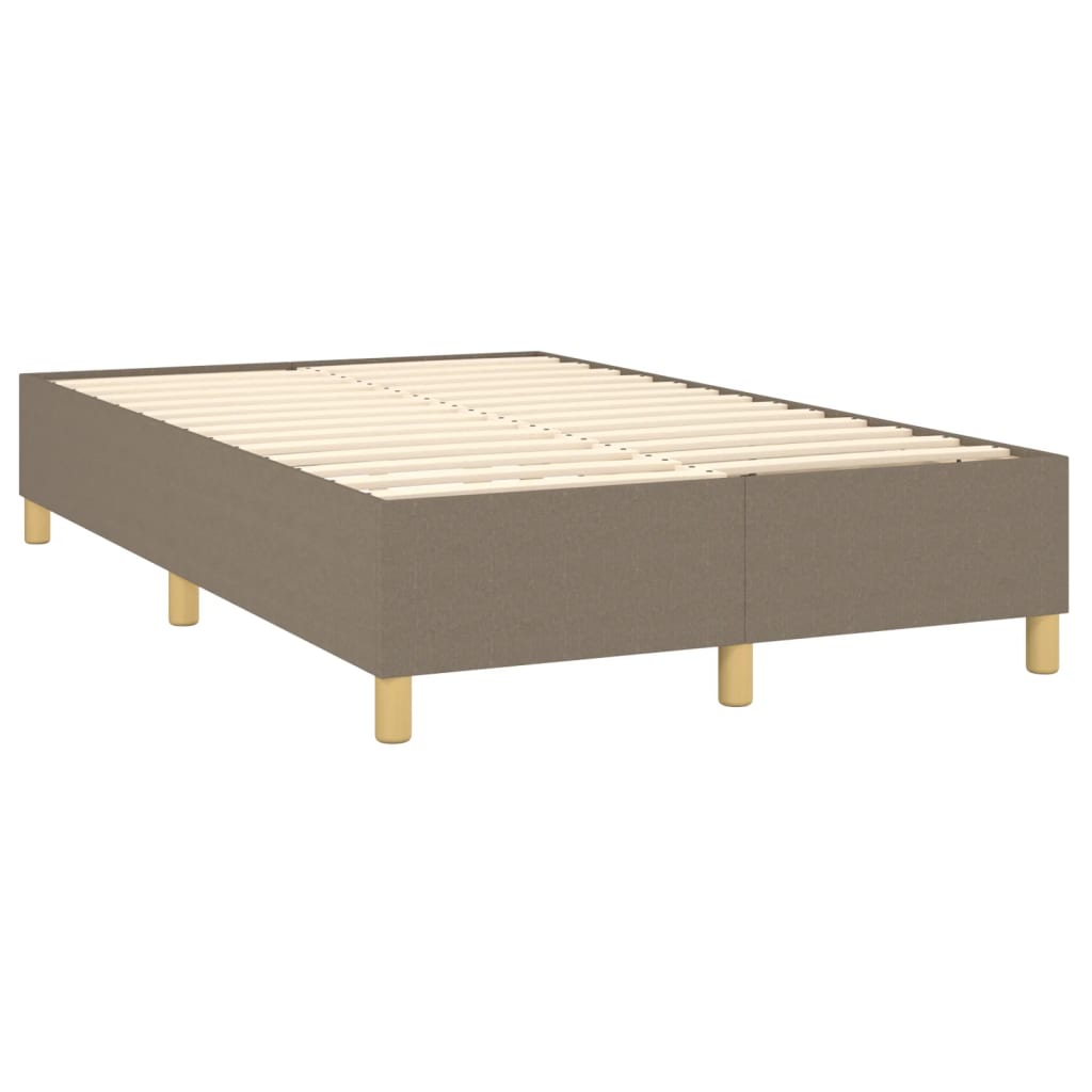 Boxspring sengeramme Taupe 120x200 cm Stof