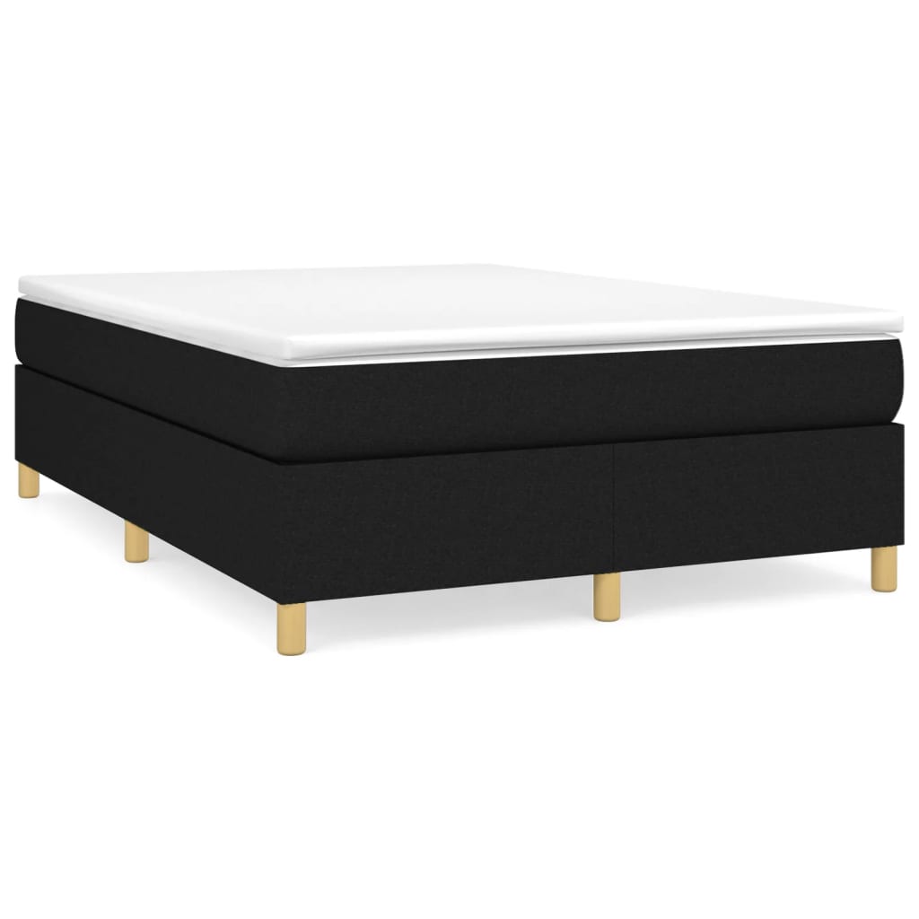 Boxspring sengeramme 140x190 cm stof sort