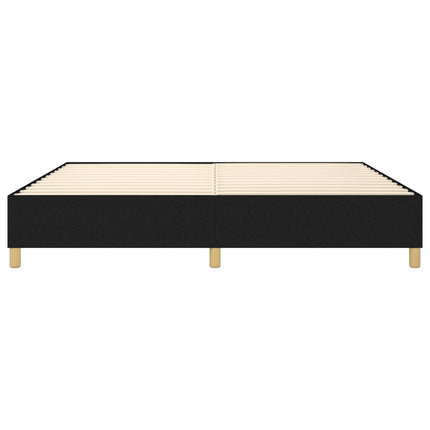 Boxspring sengeramme 140x190 cm stof sort