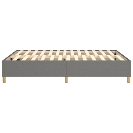 Boxspring sengeramme 140x200 cm stof mørkegrå