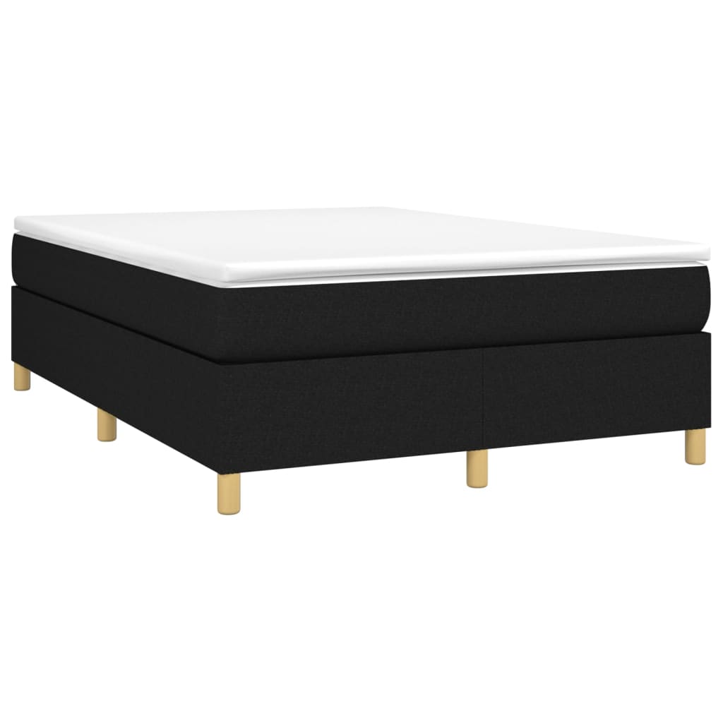 Boxspring sengeramme 140x200 cm stof sort