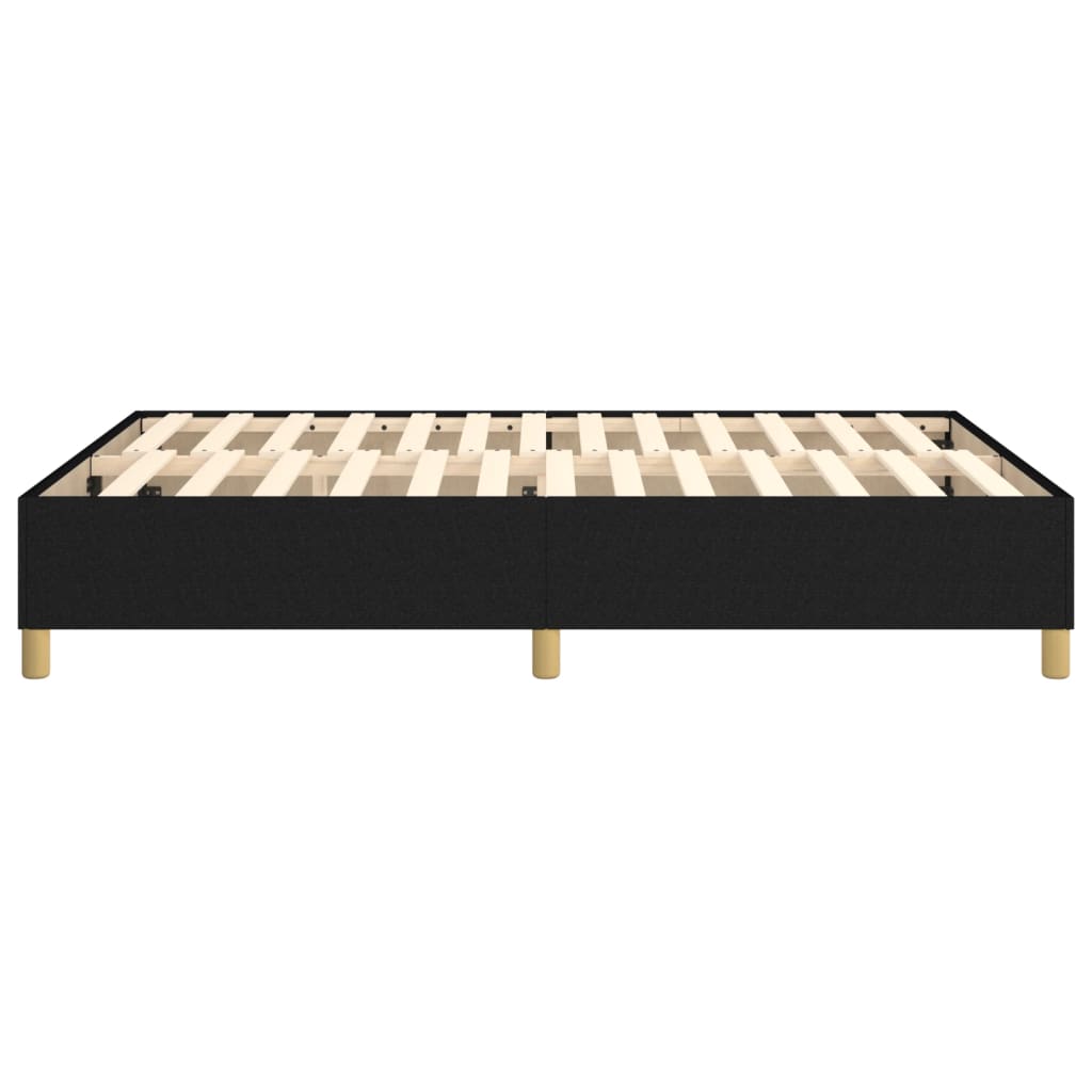 Boxspring sengeramme 140x200 cm stof sort