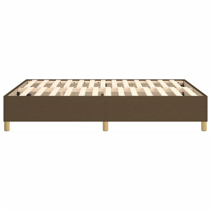Boxspring sengeramme 140x200 cm stof mørkebrun