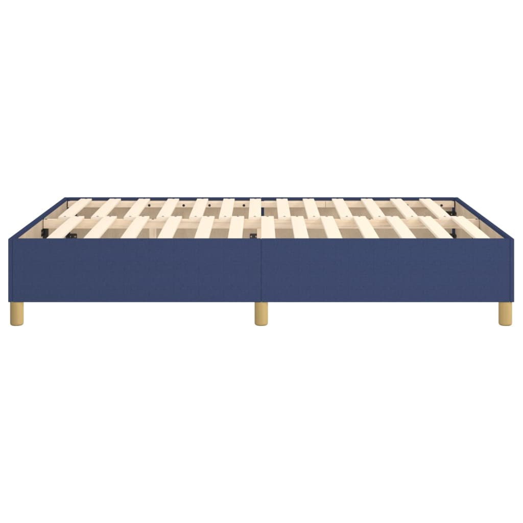 Boxspring sengeramme 140x200 cm stof blå
