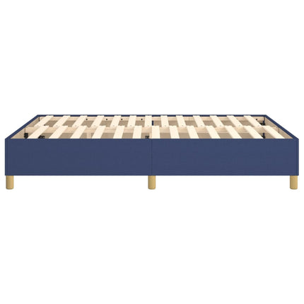 Boxspring sengeramme 140x200 cm stof blå