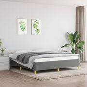 Boxspring sengeramme 160x200 cm stof mørkegrå
