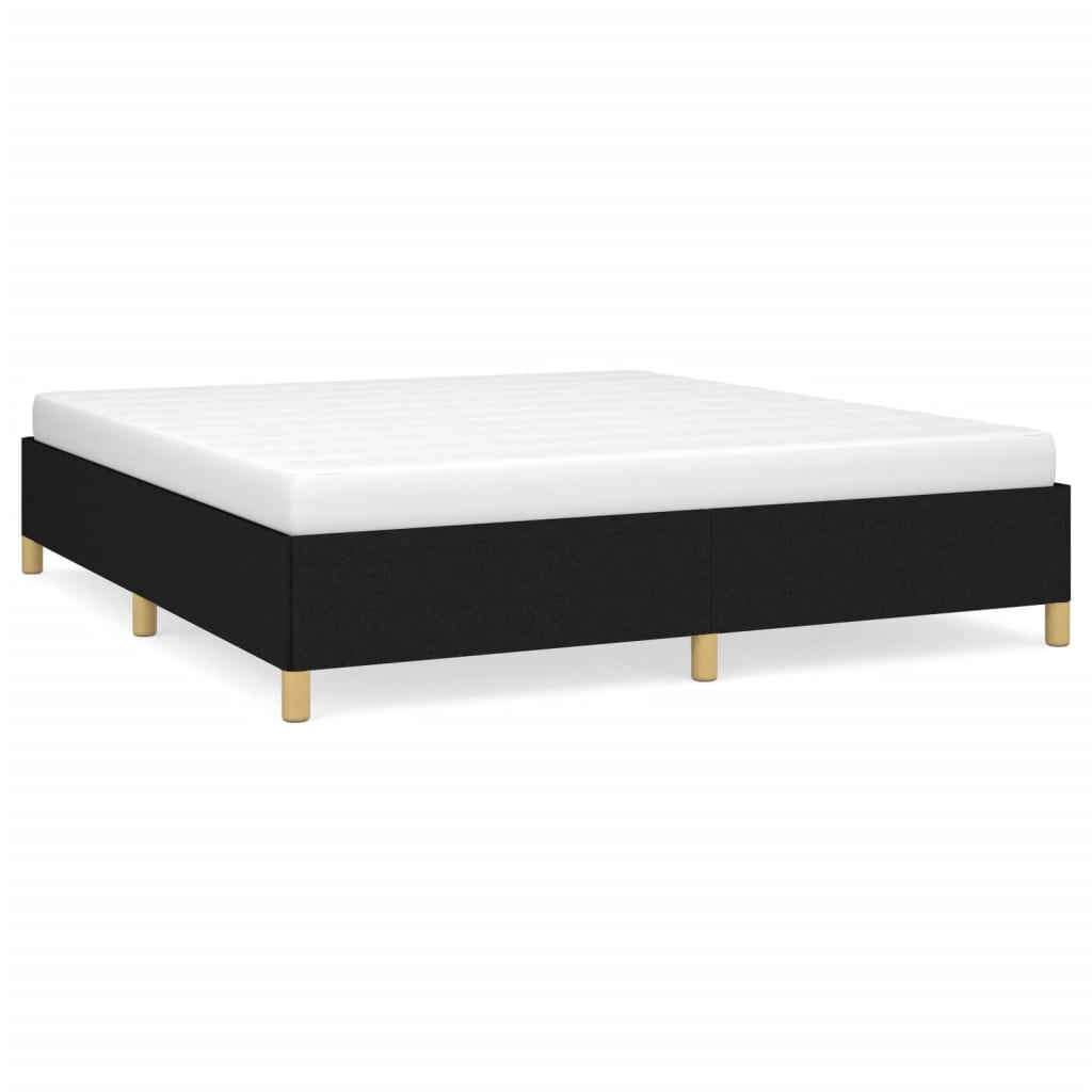 Boxspring sengeramme 160x200 cm stof sort