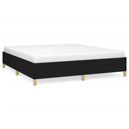 Boxspring sengeramme 160x200 cm stof sort