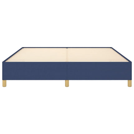 Boxspring sengeramme 160x200 cm stof blå