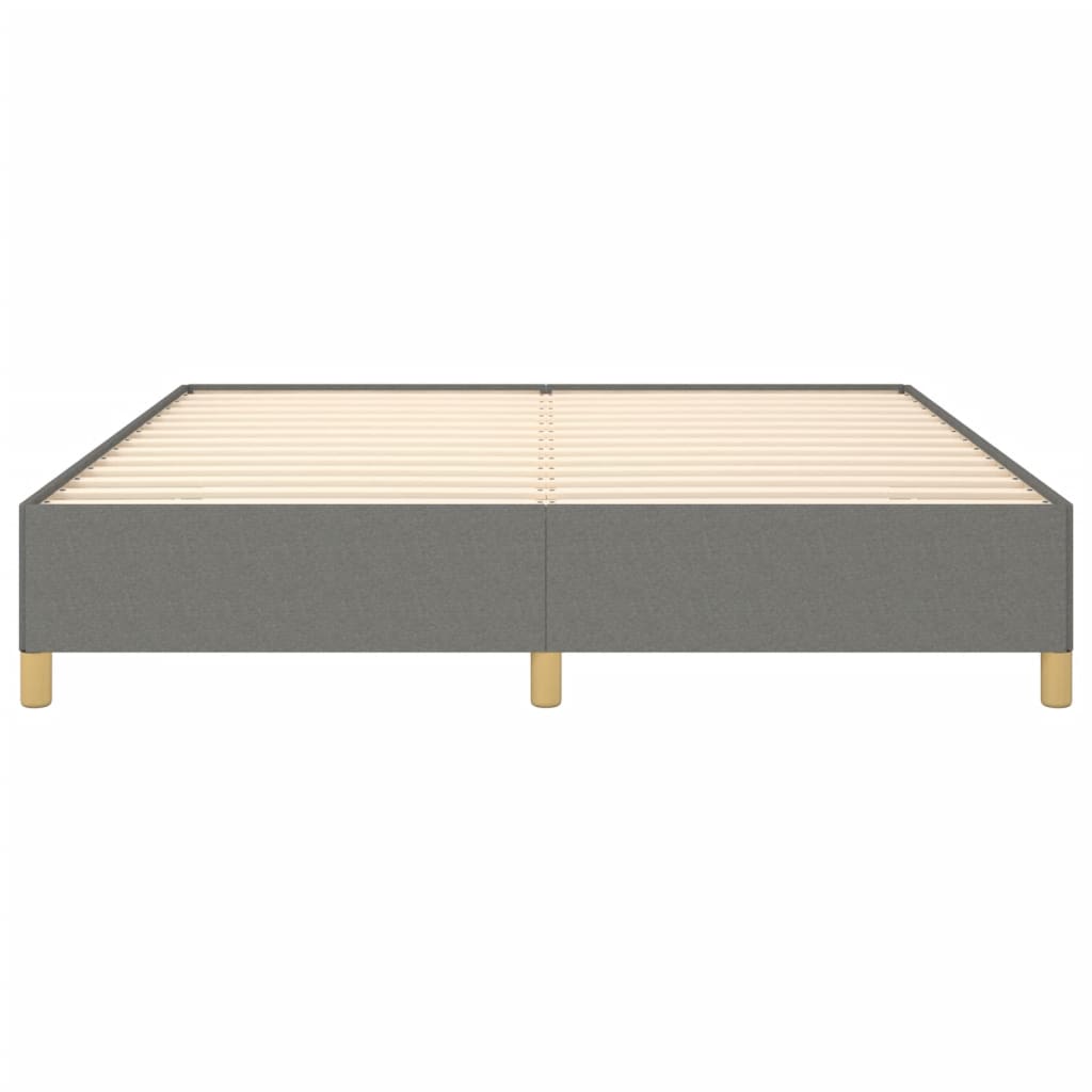 Boxspring sengeramme 180x200 cm stof mørkegrå