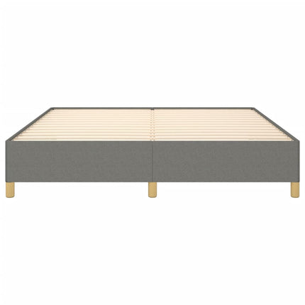 Boxspring sengeramme 180x200 cm stof mørkegrå