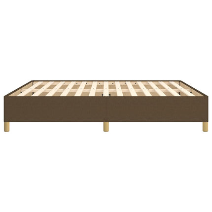 Boxspring sengeramme 180x200 cm stof mørkebrun