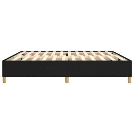 Boxspring sengeramme 200x200 cm stof sort