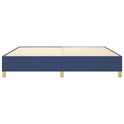 Boxspring sengeramme 200x200 cm stof blå