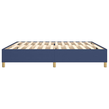 Boxspring sengeramme 200x200 cm stof blå