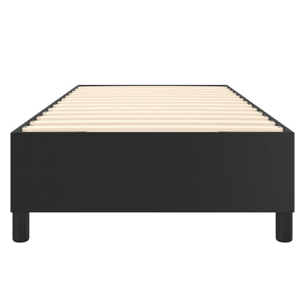 Boxspring sengeramme 80x200 cm kunstlæder sort