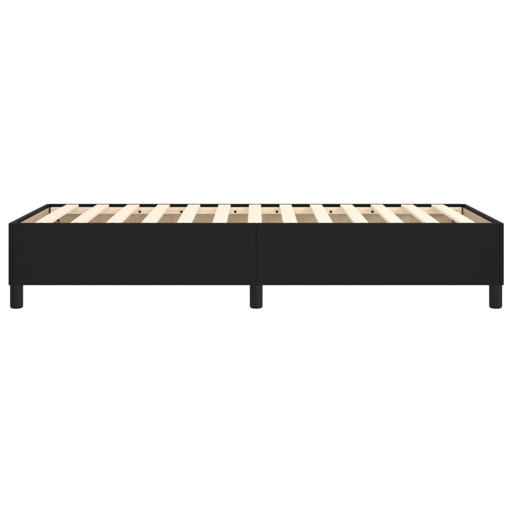 Boxspring sengeramme 80x200 cm kunstlæder sort