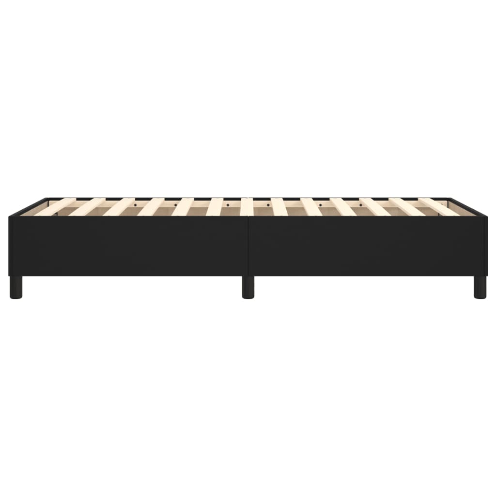 Boxspring sengeramme 90x190 cm kunstlæder sort