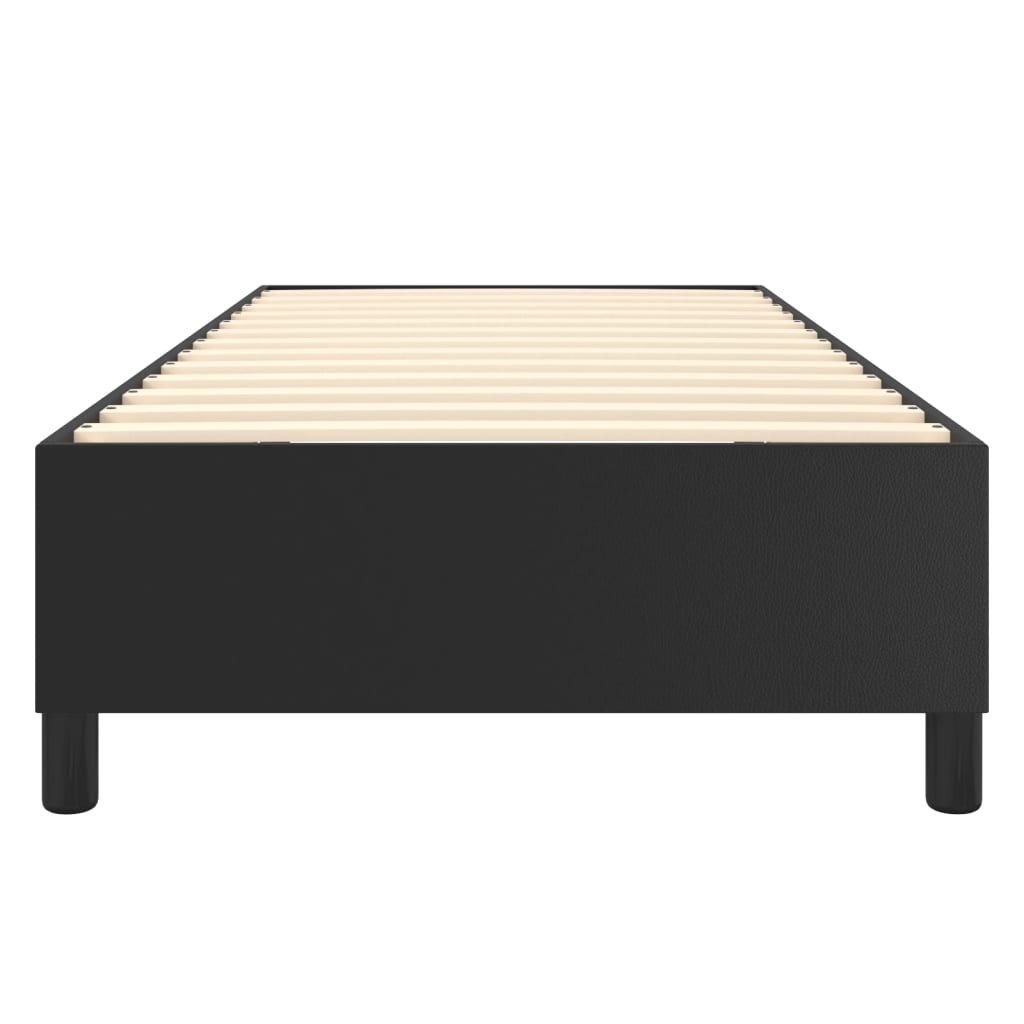 Boxspring sengeramme 100x200 cm kunstlæder sort