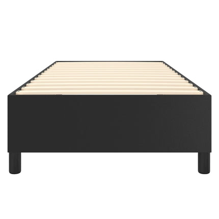 Boxspring sengeramme 100x200 cm kunstlæder sort