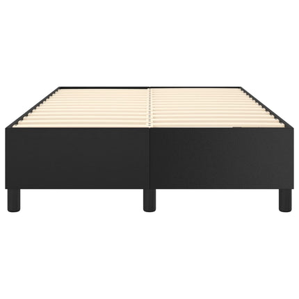 Boxspring sengeramme 120x200 cm kunstlæder sort