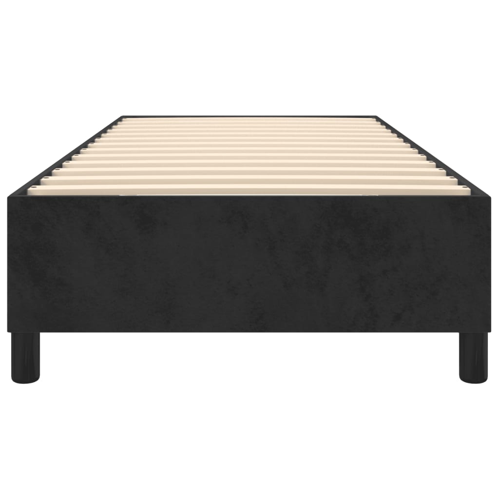 Boxspring sengeramme 80x200 cm fløjl sort