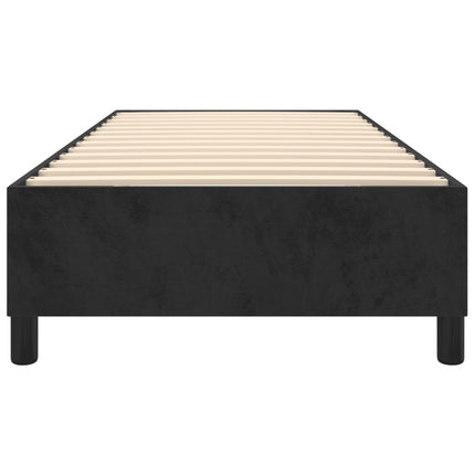 Boxspring sengeramme 80x200 cm fløjl sort