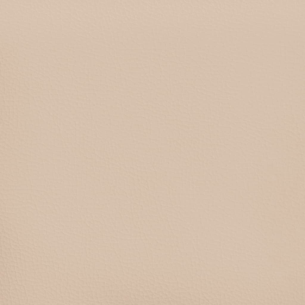 sengegavl Cappuccino 180x5x118/128 cm kunstlæder