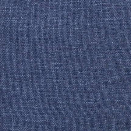 kontinentalseng med madras 100x200 cm stof blå