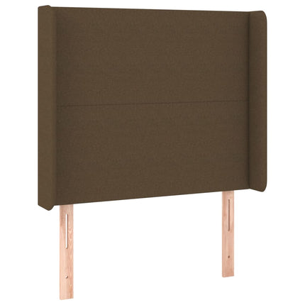 LED Box Spring Bed med hovedgærde Stof