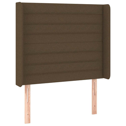 LED Box Spring Bed med hovedgærde Stof