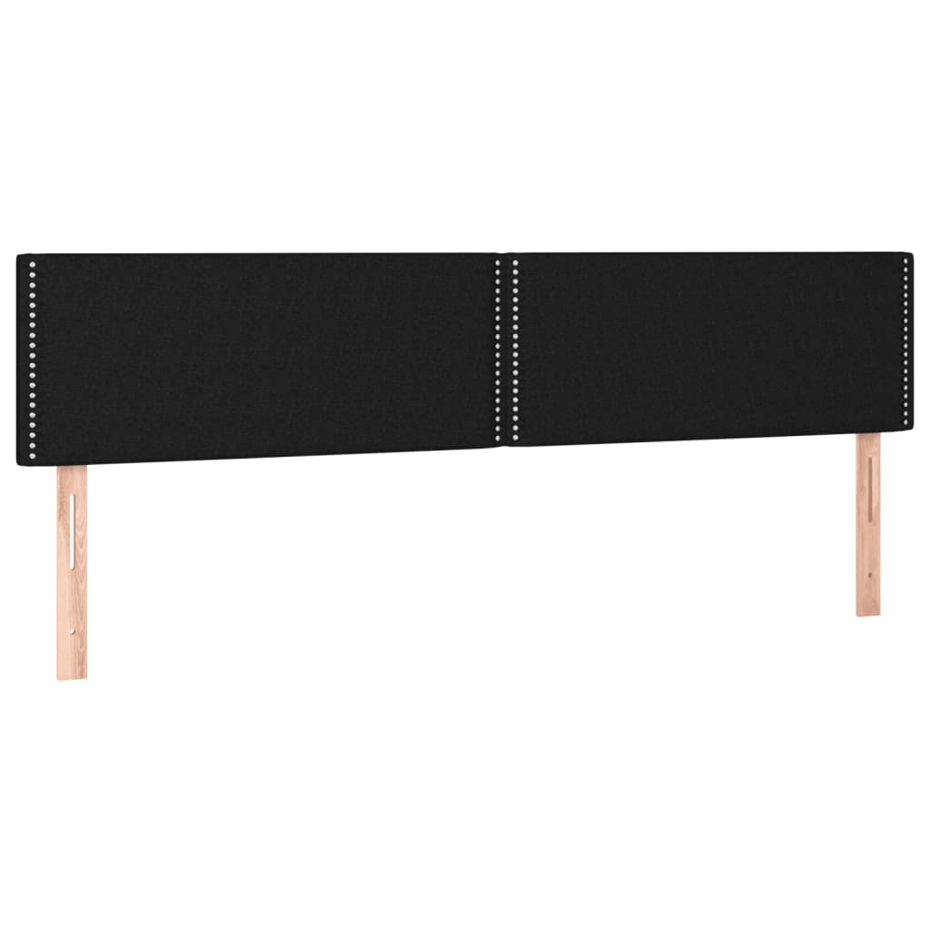 kontinentalseng med madras 180x200 cm stof sort