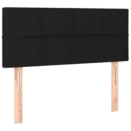 kontinentalseng med madras 100x200 cm stof sort