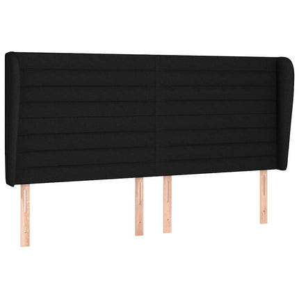 kontinentalseng med madras 180x200 cm stof sort