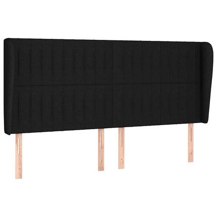 kontinentalseng med madras 180x200 cm stof sort